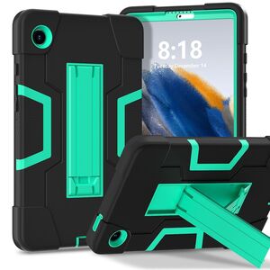 Fr Samsung Galaxy Tab A11 Color Hybrid Design Hlle Halter Schwarz