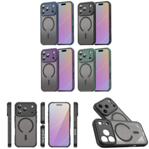 ShadowGuard MagSafe H�lle f�r iPhone 17 16 Air Pro Max TPU Hybrid Kameraschutz