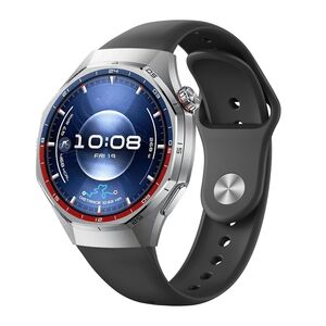 F�r Huawei Watch GT 6 Pro Silikon Armband mit Reverse Buckle Schwarz