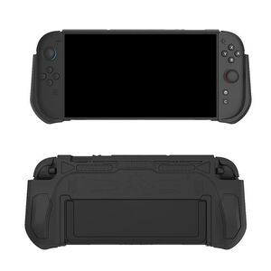Fr Nintendo Switch 2 TPU Handheld Schutzhlle Stofest Schwarz