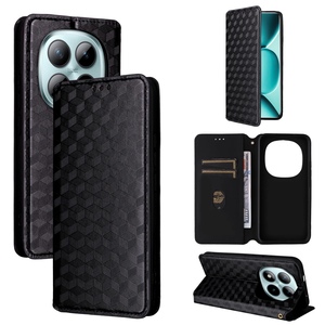 Fr Xiaomi Redmi Note 15 Pro Plus Flip Kunstleder Wallet Hlle Schwarz