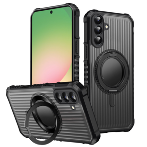 F�r Samsung Galaxy A17 5G MagSafe 360 Grad Ring Halter H�lle Schwarz