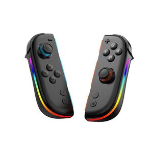 F�r Nintendo Switch Split Controller mit Hall Joysticks und RGB Schwarz