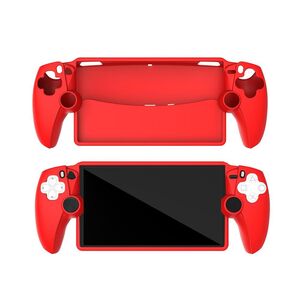 Fr Sony PS5 Silikon Schutzcover Konsole Anti-Rutsch Hlle Rot