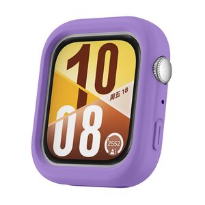 F�r Huawei Watch Fit 4 Soft Silikon Schutz H�lle Geh�use Lila