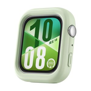 F�r Huawei Watch Fit 4 Soft Silikon Schutz H�lle Geh�use Hellgr�n