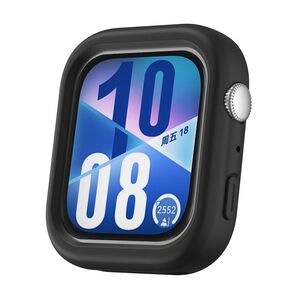 F�r Huawei Watch Fit 4 Soft Silikon Schutz H�lle Geh�use Schwarz