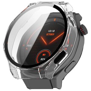 F�r Honor Watch 5 Ultra Kunststoff Schutzh�lle + 9H Glas Transparent