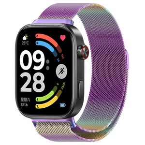 F�r Xiaomi Redmi Watch 6 Milanese Magnet Edelstahl Armband Bunt