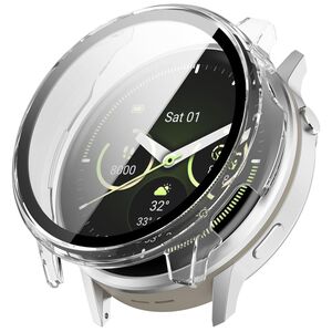 F�r Garmin Venu 4 45mm Kunststoff Schutz H�lle + 9H Glas Transparent