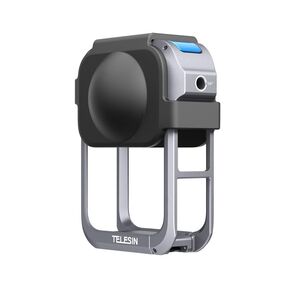 F�r DJI Osmo 360 Aluminium Schutzrahmen Cage mit Objektivschutz Silber