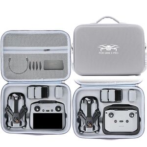 F�r DJI Mini 5 Pro Fly More Organizer Schultertasche Grau