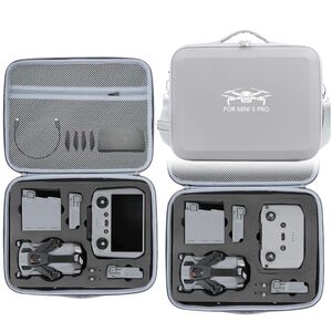 F�r DJI Mini 5 Pro Fly More Organizer Schultertasche Grau