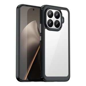 F�r Xiaomi 15T Pro 5G Colorful Series TPU Acryl Schutz H�lle Schwarz