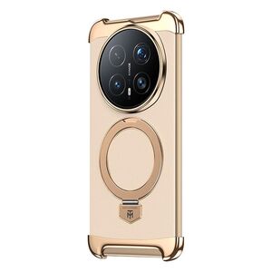 F�r Honor Magic 8 Pro Kunstleder MagSafe Ring Halterung H�lle Gold