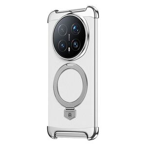 F�r Honor Magic 8 Pro Kunstleder MagSafe Ring Halterung H�lle Wei�