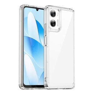 F�r Motorola Moto G06 4G Colorful TPU Acryl Schutz H�lle Transparent