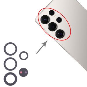 F�r Samsung Galaxy S25 Ultra SM-S938B Back Kamera Linse Reparatur Ersatzteil