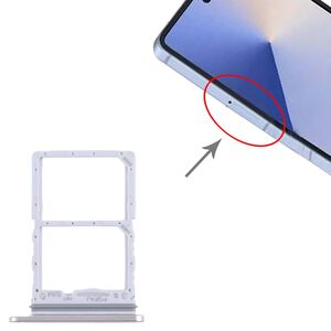 F�r Samsung Galaxy Z Flip7 SM-F751B SIM Karten Tray Dual SIM Silber Ersatzteil