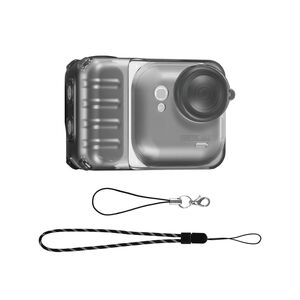 F�r Insta360 GO ultra elastische TPU Schutzh�lle Frosted Schwarz