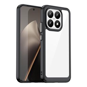 F�r Xiaomi 15T 5G Colorful Series TPU Acryl Schutz H�lle Schwarz