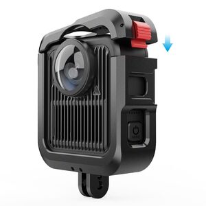 F�r GoPro MAX2 Aluminium Kamera Cage mit Dual Cold Shoe