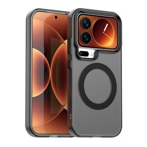 F�r Xiaomi 17 Pro Candy Design Magsafe Hybrid TPU Schutzh�lle Schwarz