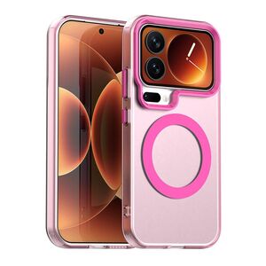 F�r Xiaomi 17 Pro Candy Design Magsafe Hybrid TPU Schutzh�lle Pink