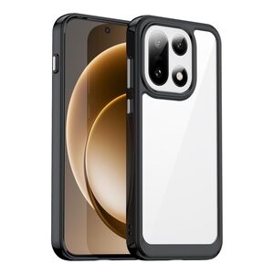 F�r OnePlus 15 Colorful Series TPU Acryl Schutz H�lle Schwarz