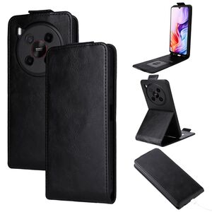 F�r ZTE Blade V70 Max Magnetisch Flip Kunstleder Schutzh�lle Schwarz