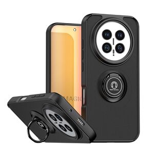 F�r Honor Magic 8 Q Shadow Design TPU + PC Schutz Ring H�lle Schwarz