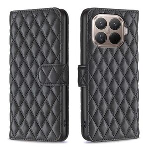 F�r Xiaomi 15T Pro 5G Kunstleder Diamant Rauten Muster Flip H�lle