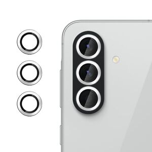 F�r Samsung Galaxy A37 / A57 5G Kalebol 9H Kamera Schutzglas Silber