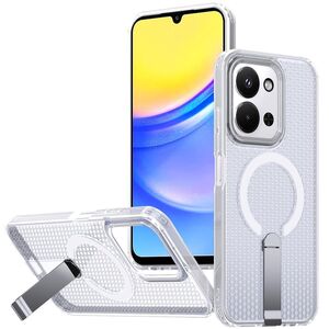 F�r Xiaomi Redmi 15C 5G / 4G Honeycomb Acryl H�lle MagSafe Transparent