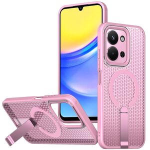 F�r Xiaomi Redmi 15C 5G / 4G Honeycomb Acryl H�lle MagSafe Rosa