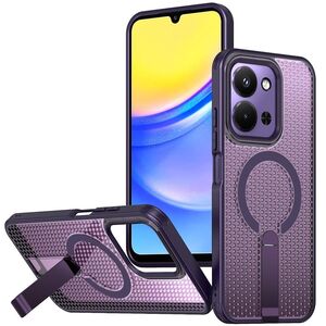 F�r Xiaomi Redmi 15C 5G / 4G Honeycomb Acryl H�lle MagSafe Lila