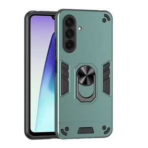 F�r Samsung Galaxy A37 5G Armor Magnet Ring Schutz Handy H�lle Gr�n