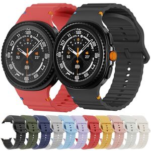 Silikon Armband f�r Samsung Galaxy Watch 8 / 8 Classic Wellenstruktur Design