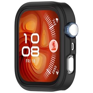F�r Huawei Watch Fit 4 Soft Silikon Schutz H�lle Geh�use Schwarz