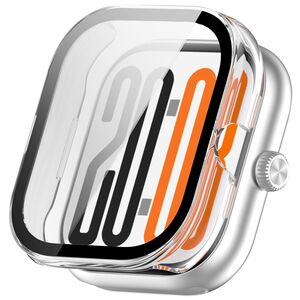 F�r Honor Watch X5 Kunststoff Schutz H�lle + 9H Hart Glas Transparent