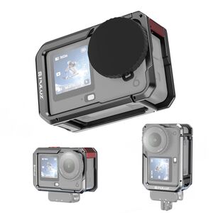 F�r DJI Osmo Action 6 Metall Dual-Opening Kamera Cage Titan