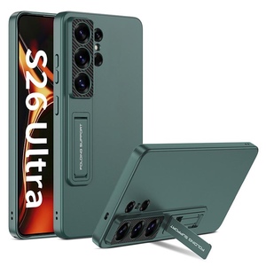 F�r Samsung Galaxy S26 Ultra 5G St�nder Schutz Handy H�lle Gr�n