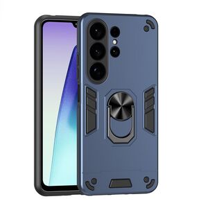 F�r Samsung Galaxy S26 Ultra 5G Armor Magnet Ring Halter H�lle Blau