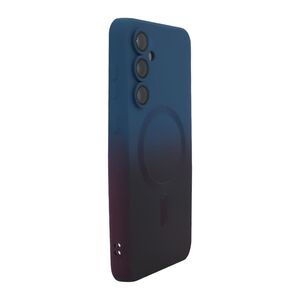 F�r Samsung Galaxy A37 5G Silikon MagSafe Schutz H�lle mit Farbverlauf