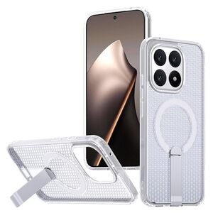 F�r Xiaomi 15T 5G Honeycomb MagSafe K�hl Acryl TPU H�lle Transparent