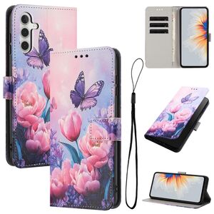 F�r Samsung Galaxy A57 5G Kunstleder Klapp Book Wallet Motiv Schutz