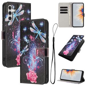 Klapp Schutz Handyh�lle f�r Samsung Galaxy A57 5G Kunstleder Motiv mit Kartenfach & Standfunktion