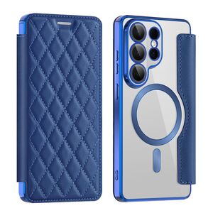 F�r Samsung Galaxy S26 Ultra Kunstleder MagSafe RFID H�lle Dunkelblau