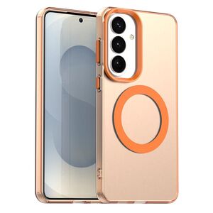 MagSafe f�r Samsung Galaxy S26 Plus Candy Design Hybrid TPU Orange