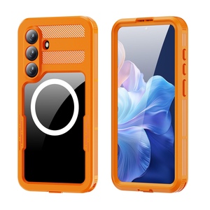 Magsafe Wasserdicht f�r Samsung Galaxy S26 5G Schutz Kunststoff Orange